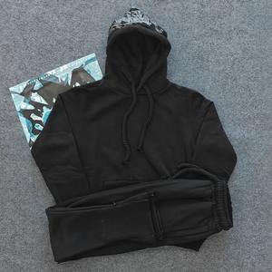 Conjunto Deportivo de Invierno 2026 con Bordado de Dibujos Animados, Estilo Hip Hop Urbano, Sudadera con Capucha de Algodón para Hombre y Mujer, Pantalones Largos, Conjunto Informal - Product Image 4