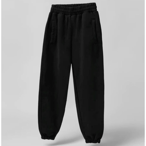 Pantalones Deportivos Casuales para Hombre, Cintura Elástica, 100% Algodón, Peso Medio, Tejido Liso Teñido, para Otoño - Product Image 5
