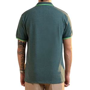 เสื้อโปโลชายคุณภาพสูง 100% ผ้าฝ้าย คอตั้ง แขนสั้น รับสกรีนโลโก้ บริการ OEM เสื้อโปโลชายแบบสั่งทำ - Product Image 5