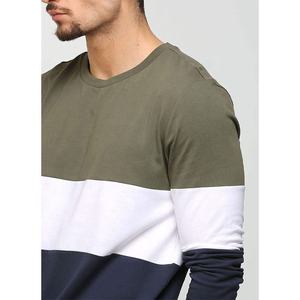 ที่กำหนดเองสามสีผ้าฝ้าย100% แขนยาวเสื้อยืดขนาดใหญ่ผู้ชายแขนเต็มเสื้อยืด Unisex ผู้ชายแห้งเร็วฤดูร้อนเสื้อยืด - Product Image 2