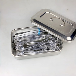 Juego de Instrumentos Quirúrgicos Veterinarios de Acero Inoxidable Ametrine Surgical AS-786 para Esterilización de Perros y Gatos, Instrumentos Retractores Ováricos - Product Image 2