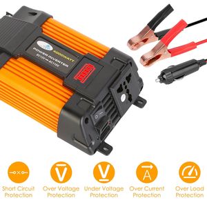 Inverter per Auto da 500W DC 12V a AC 110V con Potenza Continua e 4000W di Picco - Product Image 4