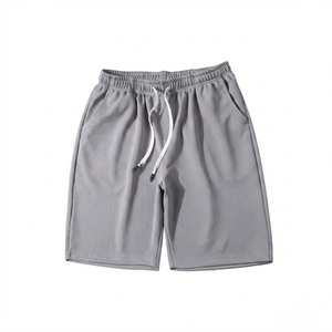 Pantalones Cortos Deportivos para Hombre, Transpirables, 100% Algodón, Cintura Media con Cordón Ajustable, para Playa, Gimnasio, Deportes de Verano - Product Image 2