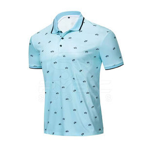 Chemises polo pour hommes personnalisées imprimées en sublimation, directement de l'usine, avec tissu respirant pour les événements sportifs. - Product Image 3