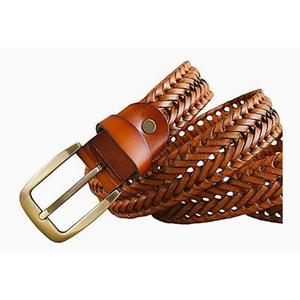 Handcrafts 100% Pure Cow Hide Belts Steel Buckle Vintage Style Eco-Friendly Durable Men's Accessories 3.8 CM Width 138 CM Length - Product Image 4