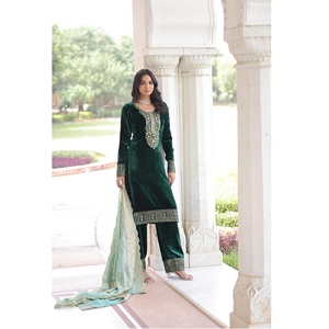 Ensemble Kurti et pantalon pour femme, prêt-à-porter, de qualité supérieure, pour le bureau et les occasions décontractées, Kurti et pantalon grande taille pour la vente à l'exportation - Product Image 1