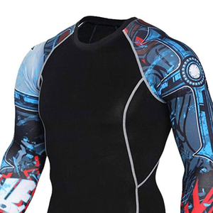 Conjunto Deportivo Personalizado para Hombre, Ropa de Gimnasio de Compresión, Ropa Deportiva de Secado Rápido, Conjunto de Compresión para Entrenamiento - Product Image 6
