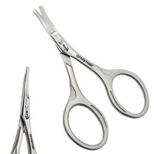 Tijeras Curvas para Cutículas de Acero Inoxidable, Duraderas y Reutilizables, para Manicura, Pedicura, Cuidado del Bigote, Corte de Uñas de Bebé - Product Image 1