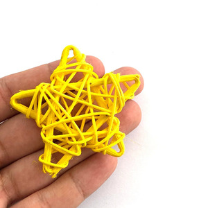 Colorful <b>star</b> ornament indoor & outdoor <b>tree</b> decorations rattan christmas accessories <b>for</b> <b>trees</b> - Product Image 4