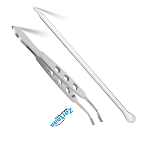 Pince à expresser les glandes de Meibom et à masser les paupières iplusmile en acier inoxydable - Forceps pour yeux secs 12cm - Product Image 2
