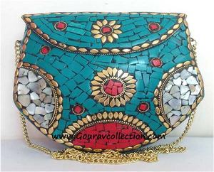 กระเป๋าคลัทช์โลหะสไตล์โบฮีเมียน GC-BG-405แฟชั่นสำหรับใส่ไปงานปาร์ตี้ออกแบบได้ตามต้องการ - Product Image 2