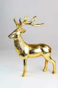 Elegante Centro de Mesa Decorativo de Reno Metálico con Acabado Brillante, Adecuado para Mesa de Comedor y Mesa de Centro - Product Image 6