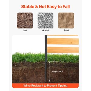 1 pannello a doghe recinzione in legno 39 "W X 61" L condizionatore d'aria traliccio e cancello - Product Image 3