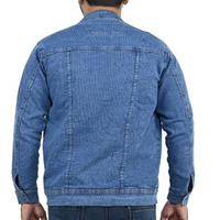 Blouson en jean d'hiver pour homme, patchwork, décontracté, OEM, vente en gros, couleur et logo personnalisables, réversible, imperméable, coupe-vent, respirant, haute qualité