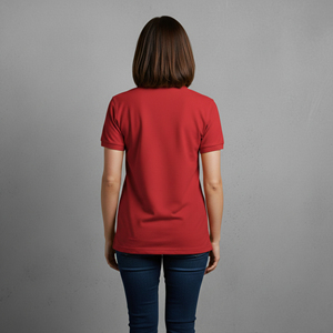เสื้อผู้หญิงผ้าฝ้าย 100% สำหรับฤดูร้อน ขายส่ง ปักลายโลโก้ตามสั่ง ระบายอากาศได้ดี แขนสั้น สีพื้น - Product Image 6