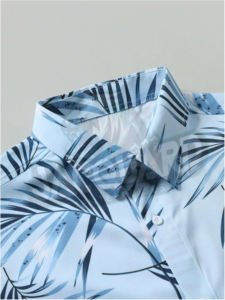 Ensemble décontracté deux pièces pour homme, tendance et personnalisable, couleur unie, col rond, manches courtes, respirant, fabriqué au Pakistan - Product Image 5