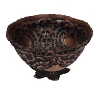 Katora en cuivre antique, design traditionnel, sculpté à la main, décoration pour la maison, restaurant et hôtel - Haxagon International