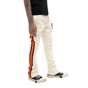Diseño personalizado 2024 Streetwear Joggers Hombre Pantalones de chándal casuales con estampado antiarrugas y antiarrugas acampanados apilados - Product Image 4