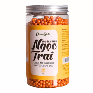 Chocolat composé de qualité supérieure, vente en gros, expédition mondiale, HALAL, OEM/ODM, billes de chocolat croustillantes dorées, 1 kg, pour la décoration de gâteaux - Product Image 1