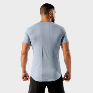 Camiseta Deportiva para Hombre, Corte Ajustado, Manga Corta, Ligera, Cuello Redondo, para Gimnasio, Entrenamiento, Running, Fitness - Product Image 4