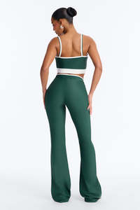 Customized Solid Plus Size Sports Bra <b>Yoga</b> <b>Jacket</b> 2 Piece Set High Waist Gym Leggings for Women - Product Image 4