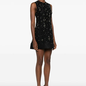 Robe de soirée perlée de qualité supérieure, robes de luxe brodées, robe de fête courte disponible en plusieurs couleurs et tailles - Product Image 1