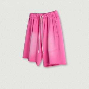 Shorts de plage amples pour hommes, style vacances d'été confortable, shorts de yoga pour femmes, taille haute élastique, short de fitness et de course - Product Image 3