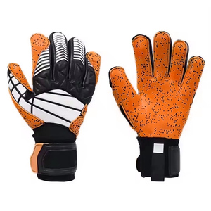 Gants de gardien de but de football professionnels hybrides/coupe négative avec motif imprimé à contraste élevé - Product Image 6