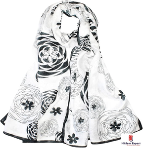 Luxury Long Scarf Soft Fabric Head <b>Wrap</b> Custom Printing Low MOQ <b>White</b> Label OEM ODM Textile Manufacturer Bali Supplier - Product Image 4