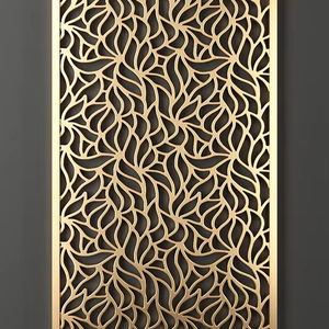 Panel Decorativo de Metal Art Deco Personalizado para Bodas, Biombo de Privacidad Cortado con Láser CNC, Separador de Ambientes para Jardín o Valla - Product Image 1