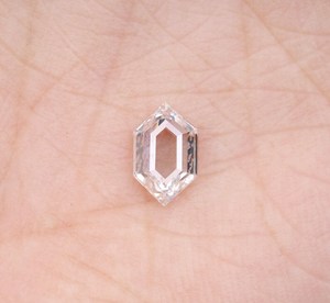 Bague en diamant poli de haute qualité, certifiée IGI, en vrac, 1CT 3CT, taille hexagonale rose, cultivé en laboratoire, couleur E, clarté VS1 - Product Image 4