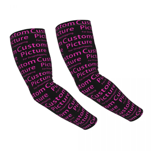 Custom Printed Seamless Eco-Friendly <b>Cycling</b> Arm Sleeves Unisex Anti-Uv Spandex Polyester Compression Cover Adults - Product Image 3