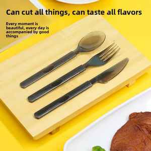 Ensemble de couverts jetables en plastique, ensemble de couverts modernes, ensemble de couverts de cuisine, ensemble de couverts de qualité supérieure, ensemble de couverts faits à la main par des designers - Product Image 6