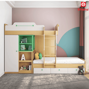 Lit superposé intelligent Ohaha avec armoire et bureau - GTTM016 - Product Image 2