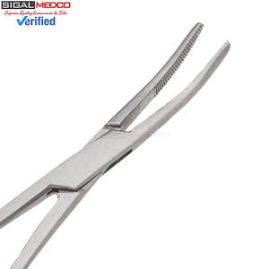 Juego de 2 Pinzas Hemostáticas Rochester Premium 10, de Acero Inoxidable, Rectas y Curvas, con Mordaza Completa Dentada Triple - Product Image 3