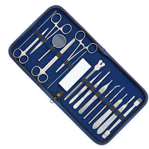 Ensemble de dissection chirurgicale manuel en acier inoxydable avec ciseaux Mayo courbés et instruments de pansement réutilisables par Dentavex - Product Image 3