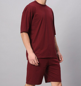Casual Summer Tracksuit Short Sleeve T Shirts Matching Shorts <b>Set</b> 2 Piece <b>Twin</b> <b>Set</b> High Quality Breathable Cotton <b>Set</b> for Men - Product Image 3