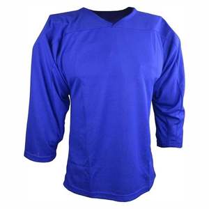 Maillot de hockey sur glace pour hommes 100% polyester respirant, logo personnalisable sur le dos/avant, haute qualité, vente en gros - Product Image 2