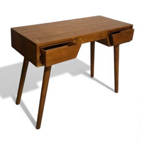 Mesa Consola de Madera Maciza Resistente, Sin Grietas, Moderna, para Dormitorio, Tocador, con Patas Cónicas, para Hotel y Hogar - Product Image 6