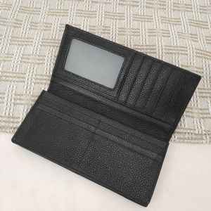 กระเป๋าสตางค์หนังแท้สีดำสำหรับผู้ชาย ดีไซน์หรูหรา ทำมือ ทรงบาง - Product Image 4