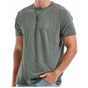 Service OEM, t-shirts unisexes en coton uni, logo personnalisé, t-shirts oversize pour hommes et t-shirts à séchage rapide - Product Image 1