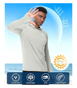 Sweat à capuche pour homme en molleton 100% coton - Léger et respirant pour les entraînements et les activités de plein air - Product Image 3