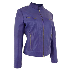 Veste en cuir véritable pour femme, taille adulte, design personnalisé de qualité supérieure, veste en cuir pour femmes - Product Image 2