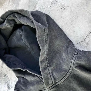 Custom Blank Oversized <b>Hoodie</b> 100% Cotton Fleece Winter Heavyweight Anti-shrink - Product Image 5