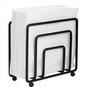 Support à serviettes en fer moderne OSCO INTERNATIONAL pour table à manger |   Organisateur de papier essuie-tout robuste pour cuisine et restaurant - Product Image 1