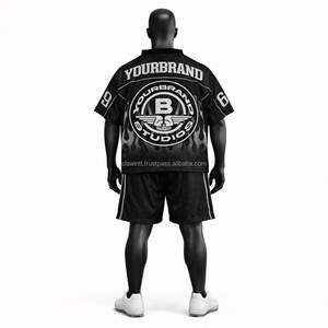 Camiseta de Fútbol Americano Auténtica al por Mayor, Estilo Drift, Color Dorado Vegas, Verde y Blanco, Malla Transpirable, Manga Corta - Product Image 4