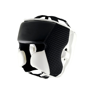 New Premium Full Face <b>Head</b> Guard <b>Training</b> Wear Durable Leather & PU Material Eco-Friendly Protective Gear Sparring Fitness - Product Image 2