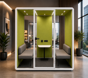 ห้องทำงานแบบโมดูลาร์เก็บเสียง 4 ที่นั่ง - Product Image 6
