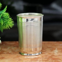 Gobelet vintage en acier inoxydable, compatible lave-vaisselle, pour voyage, camping, eau potable