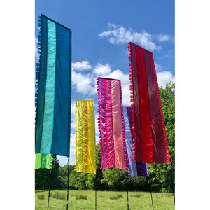 Banderas de Jardín Coloridas para Exteriores, con Patrón Sólido, Banderas Verticales para Decoración de Césped - Product Image 6